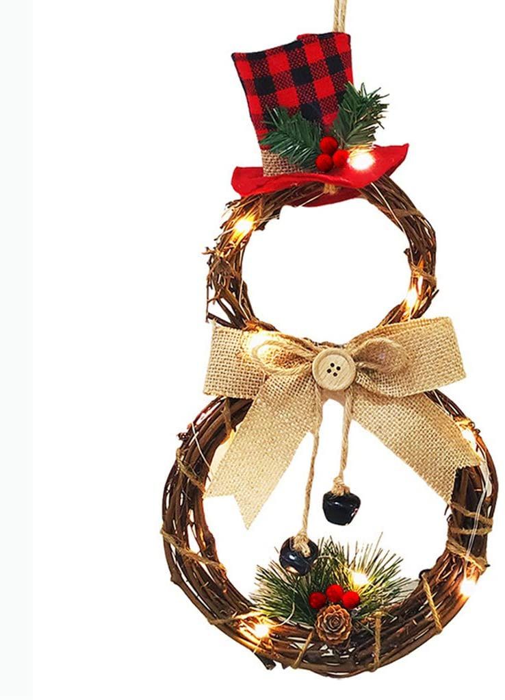 wooden Christmas wreath