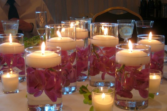 wedding centerpieces flowers in water (2)