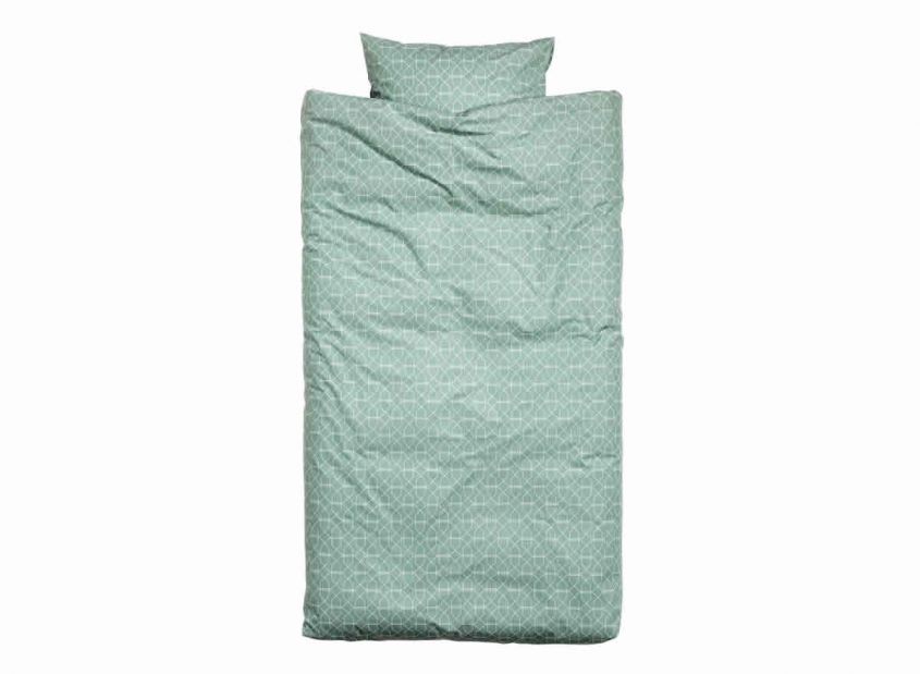 H&M green duvet cover