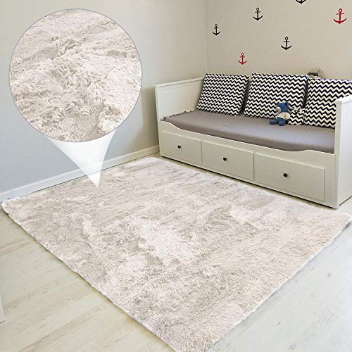 Amazinggirl Shaggy Living Room / Bedroom Rug, Fluffy Rug, Bed Mat