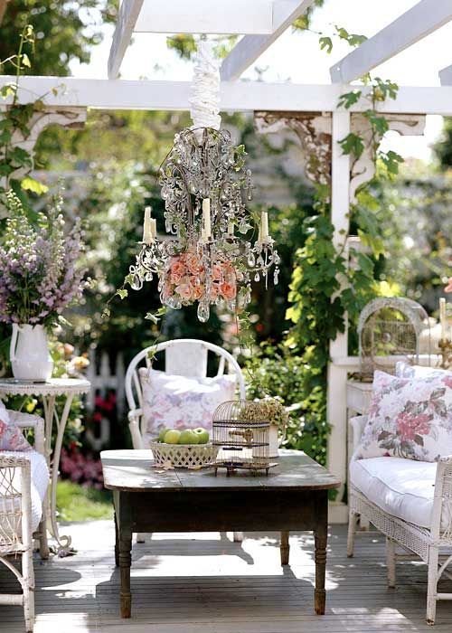 shabby chic style garden furniture