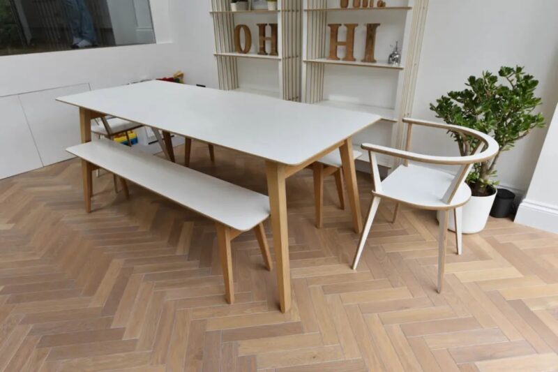 Parquet in the kitchen?  Yes, but be careful which one you choose