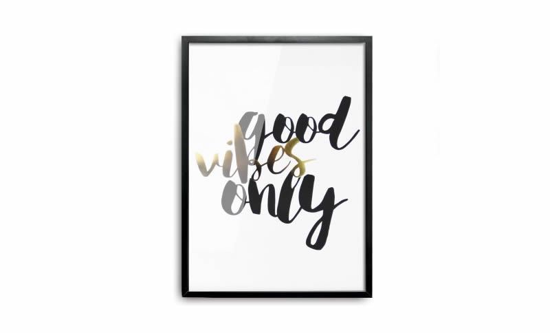 Good Vibes Only print by MM House Design