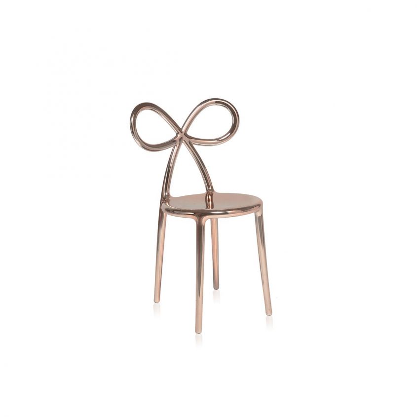 decorate home rose gold qeeboo chair ribbon rose gold