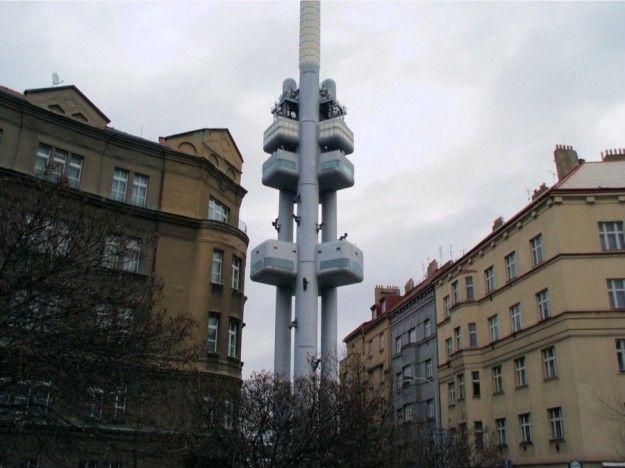 2 zizkov television tower in prague