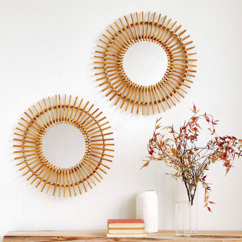 furnish your home with zara bambu round mirror