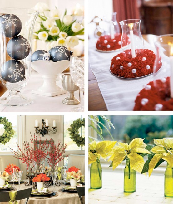 Christmas centerpiece modern design