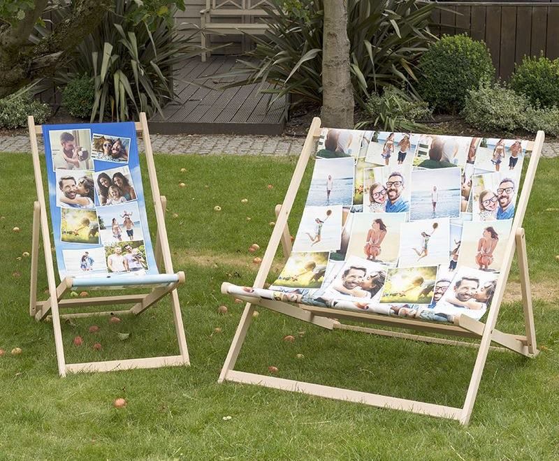 ideas for decorating a kids friendly garden with deck chairs