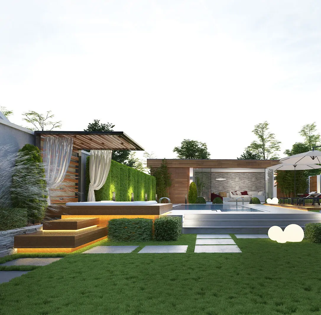 garden-modern-swimming pool