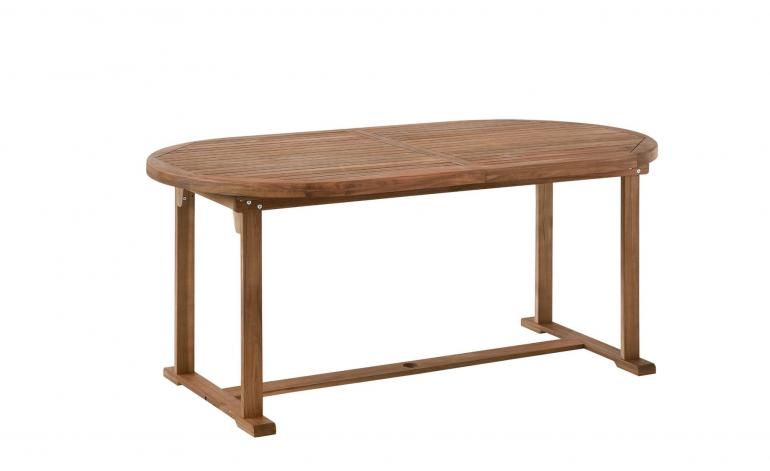 extendable wooden table conforama