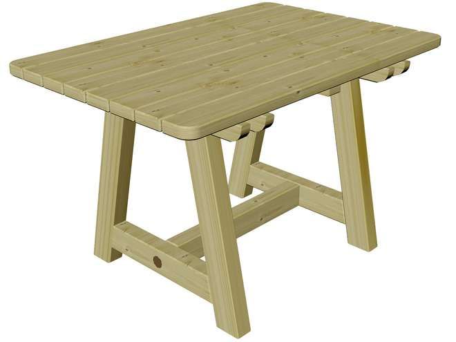 pircher wooden table sirmione