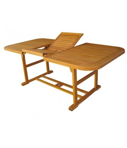 brico bravo acacia wood garden table