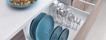 Order in the kitchen: how to organize pans, pots, trays, tuppers ... and their lids (yes: you can) 