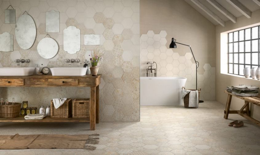 Cement tiles for floors by Iperceramica