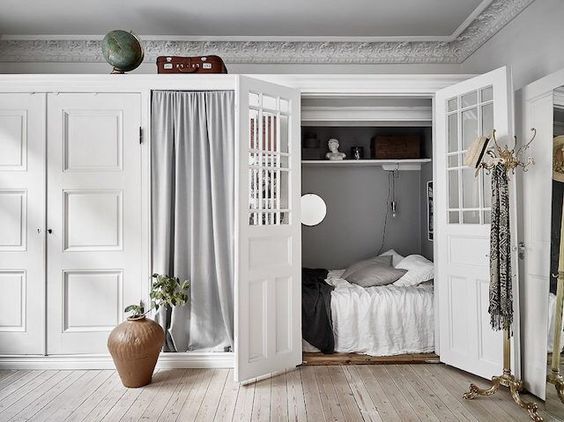 compact living bedroom