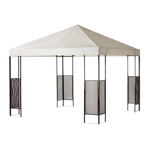 ikea garden furniture ammero brown gazebo