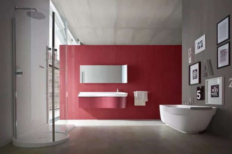 Burgundy-colored-bathroom-walls-7