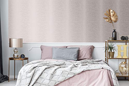 Super Cool Easy Sloane Pink Striped Wallpaper