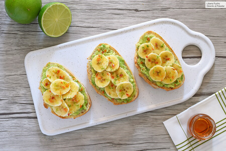 Avocado and banana toast