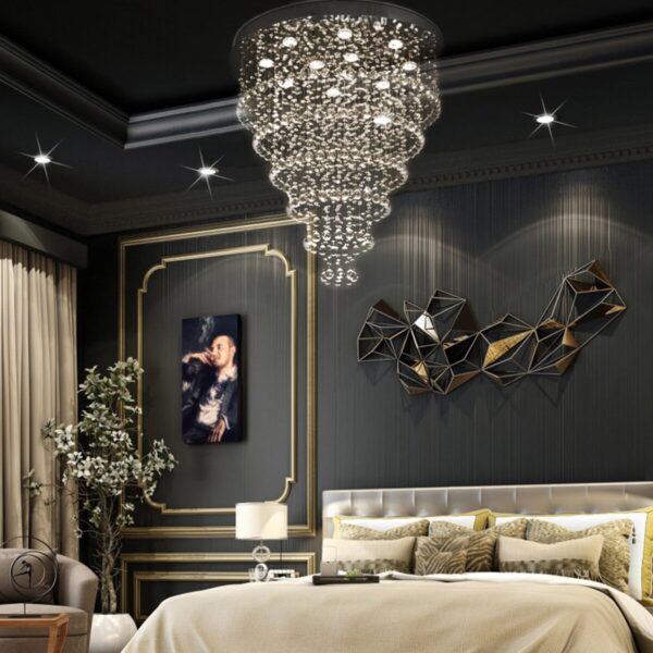 How to choose the chandelier in the bedroom: 5 criteria for making the right choice