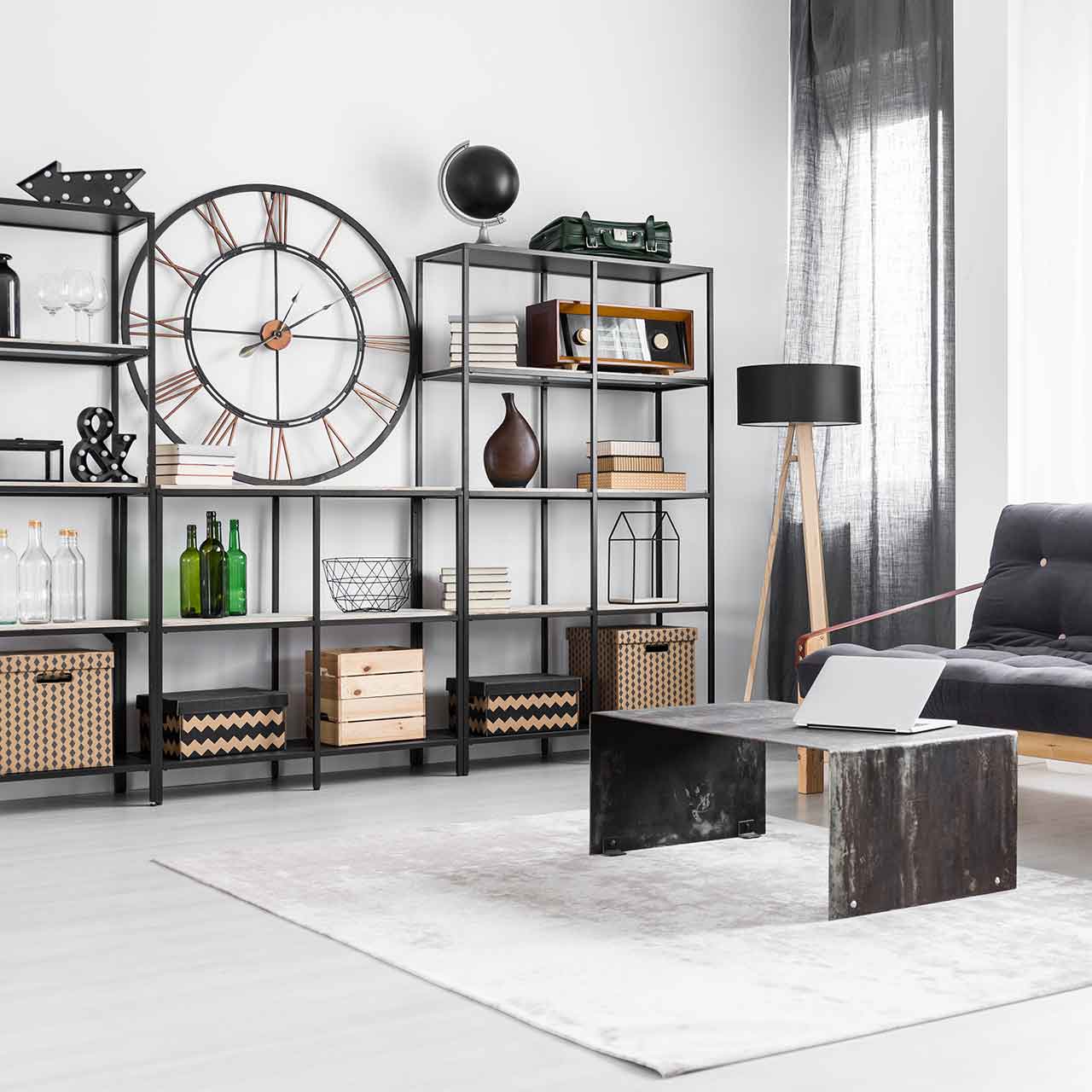 10 ideas for furnishing in an industrial style