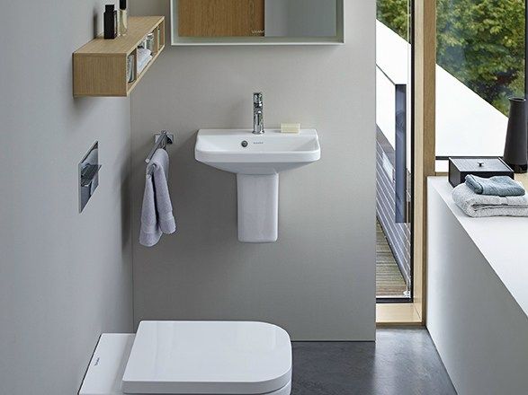 Semi-pedestal washbasin