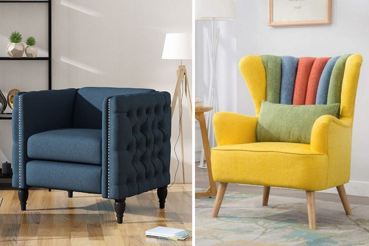 traditional armchairs for living room