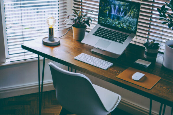 Create the ergonomic workstation for working at home