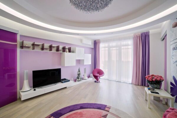 living room-lilac-colored-walls-7