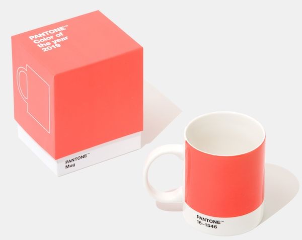 living coral pantone 2019 mug