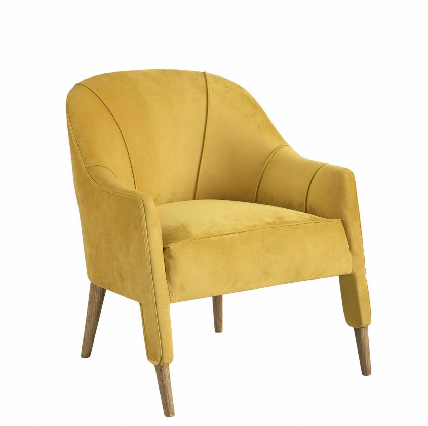 Dialma Brown yellow armchair DB006084 141