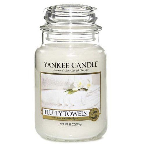 Fluffy towels Large Jar Candle