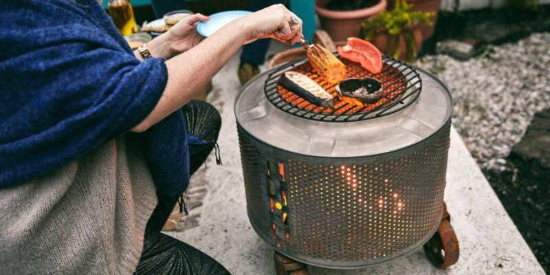 basket-washing machine-recycling-barbecue