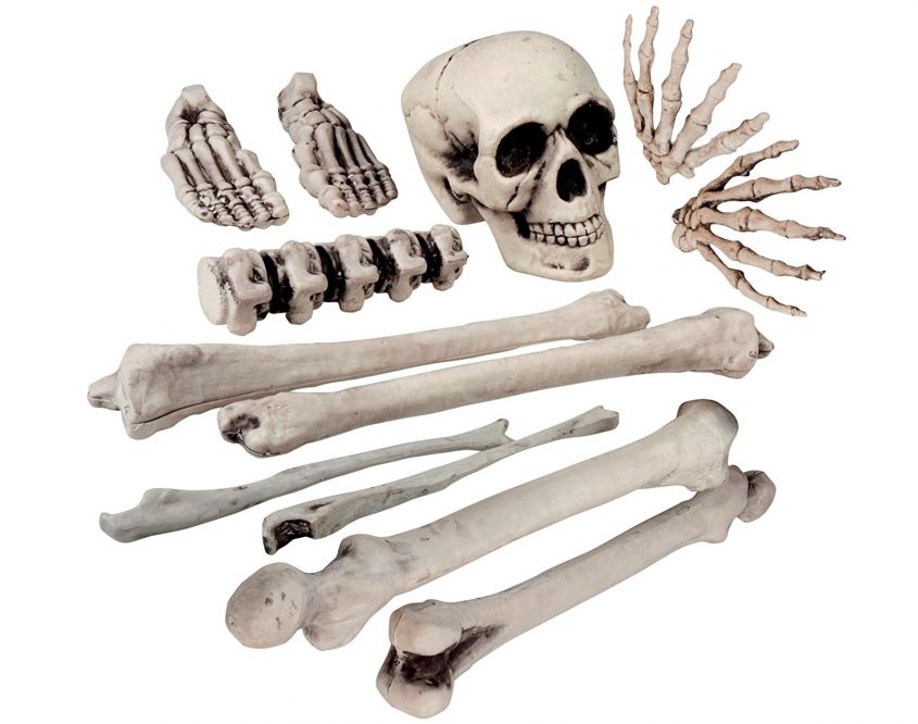 12-piece skull and bones set