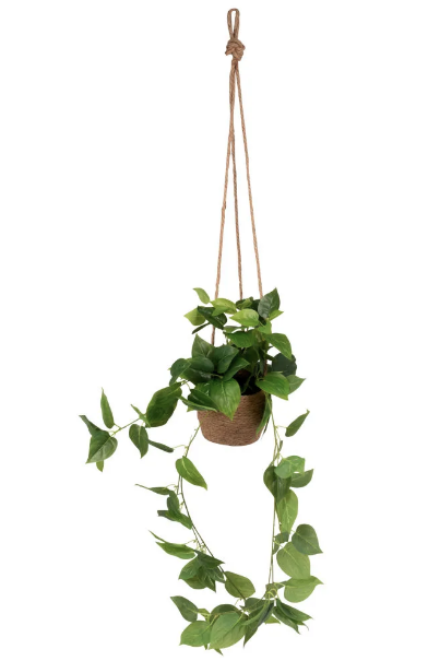 Hanging Artificial Plant In Hemp Pot