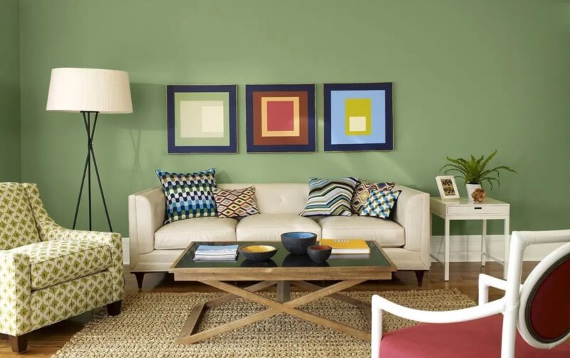 Color Asparago: 5 examples of combinations for walls and furnishings