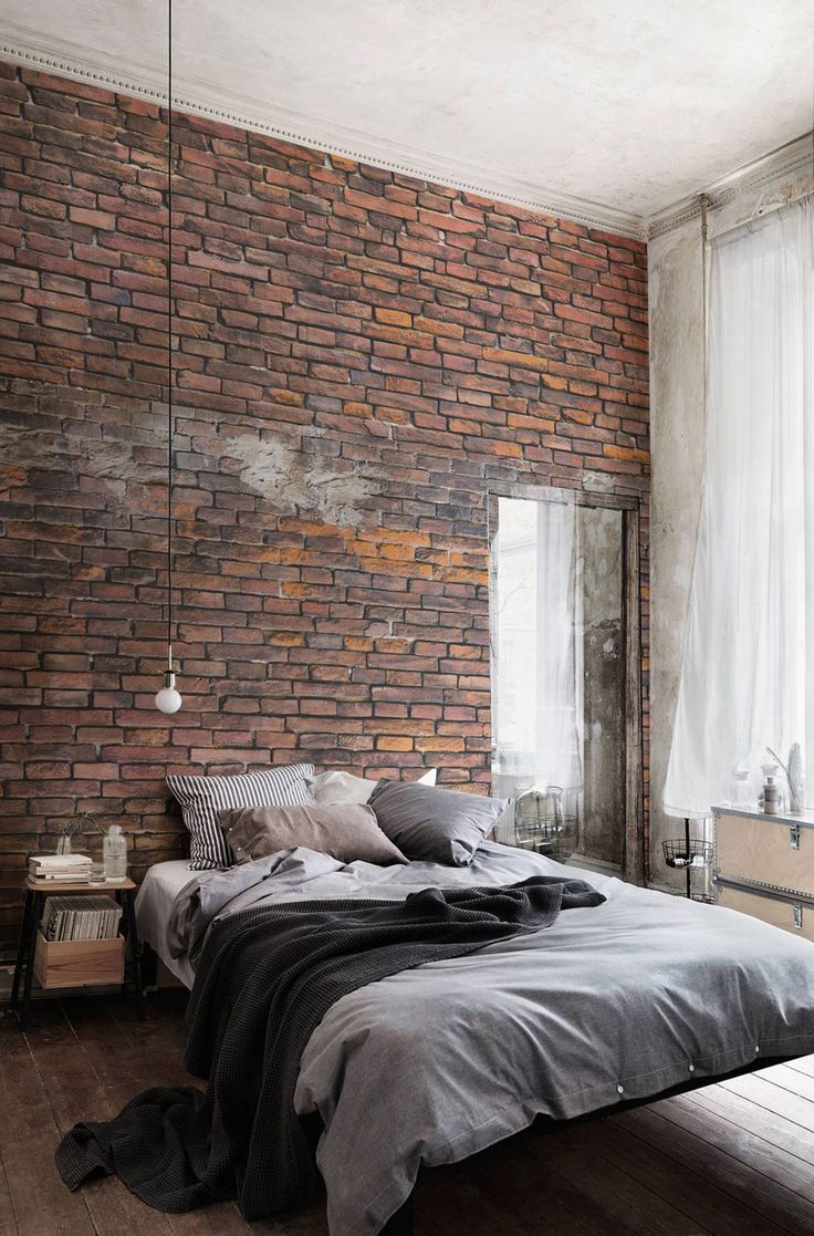 Bedrooms with stone walls