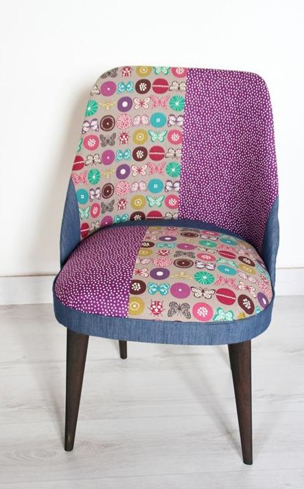 colored armchair