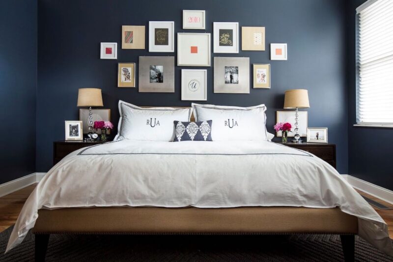 Midnight blue: the most spectacular combinations for furniture