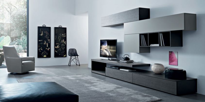 decorate the living room with gray