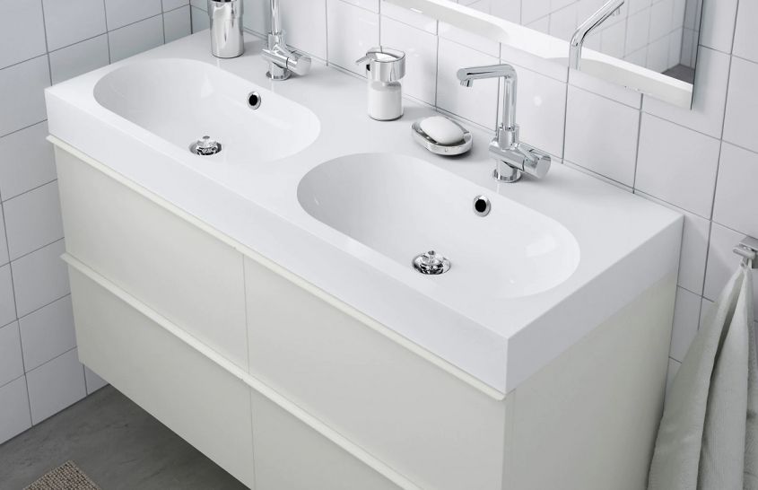 braviken white 2 bowl washbasin