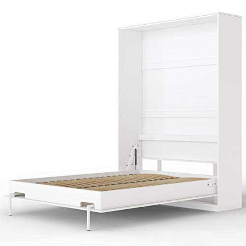 SMARTBett Basic Folding bed Folding bed Wall bed (White, 140x200 cm Vertikal)