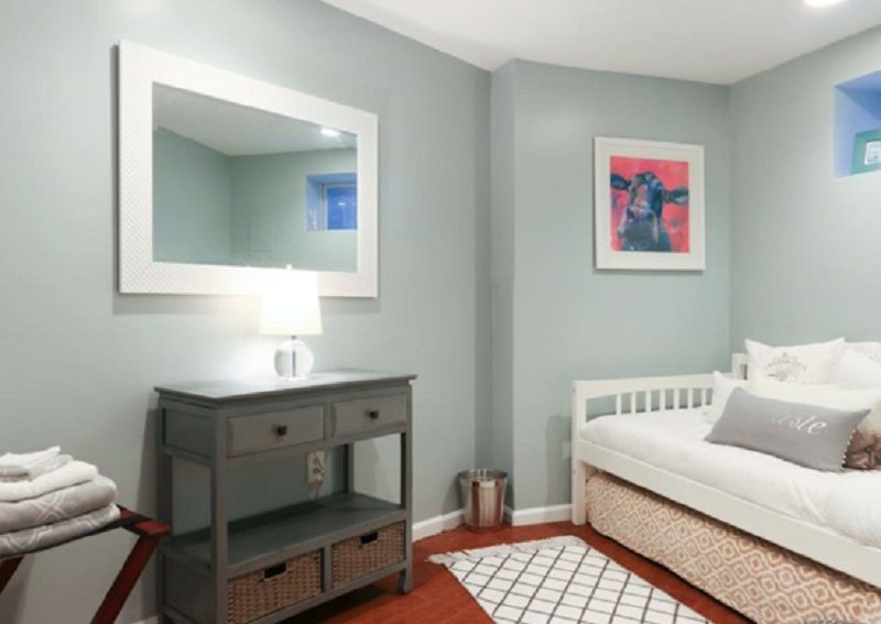 mirror basement bedroom ideas