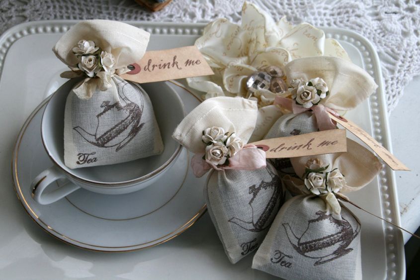 The favors for a shabby chic wedding