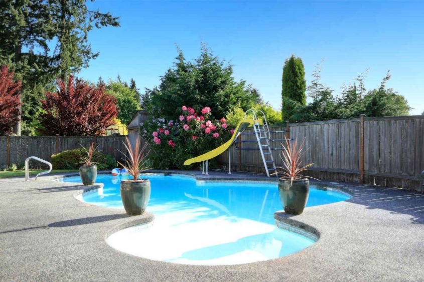 furnish in-ground swimming pools