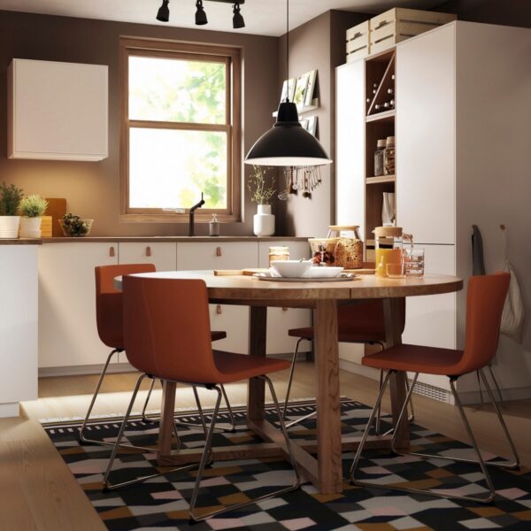 10 Round Dining Table Ideas For Every, Ikea Round Extendable Dining Table And Chairs