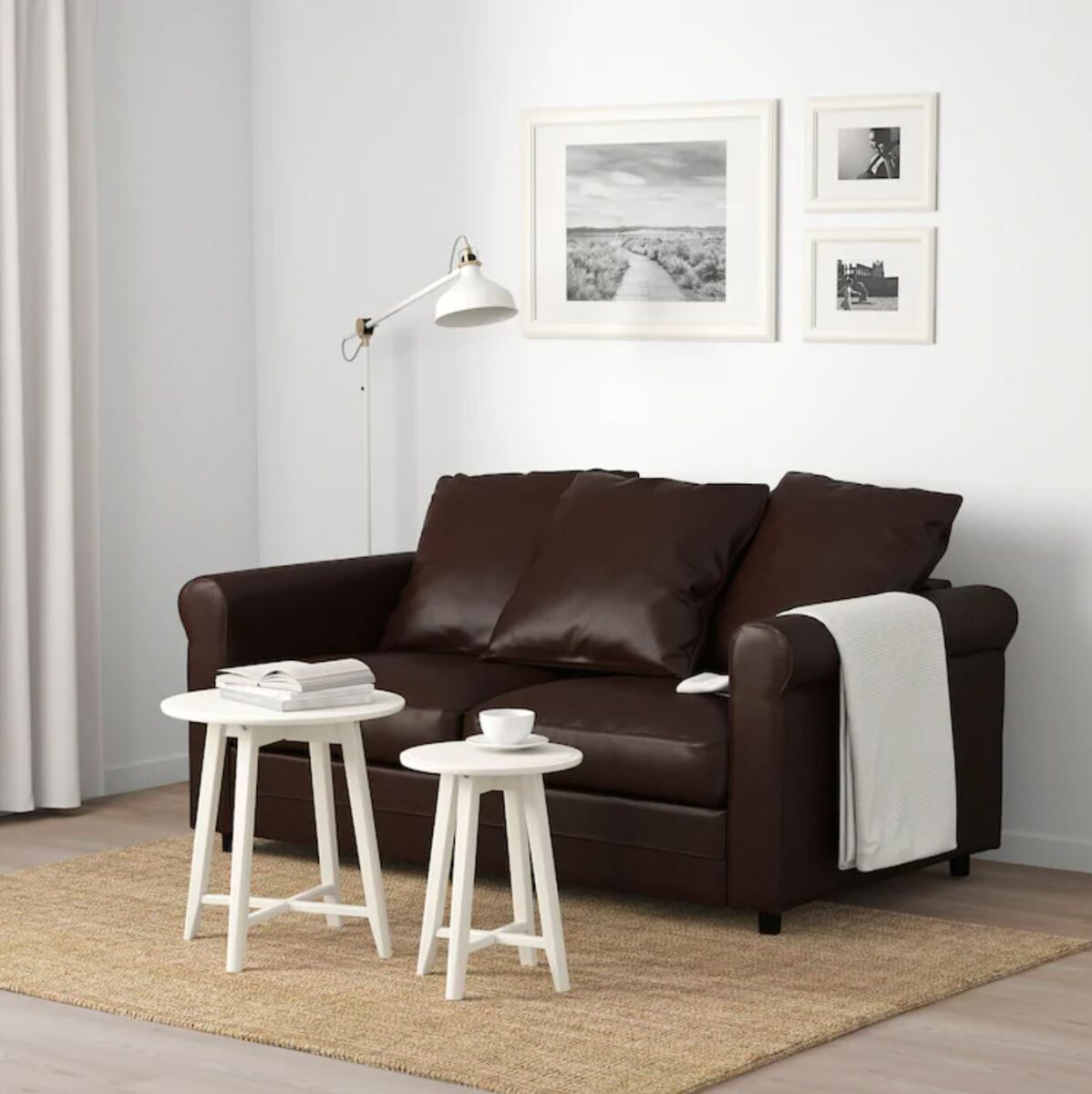 IKEA leather sofas