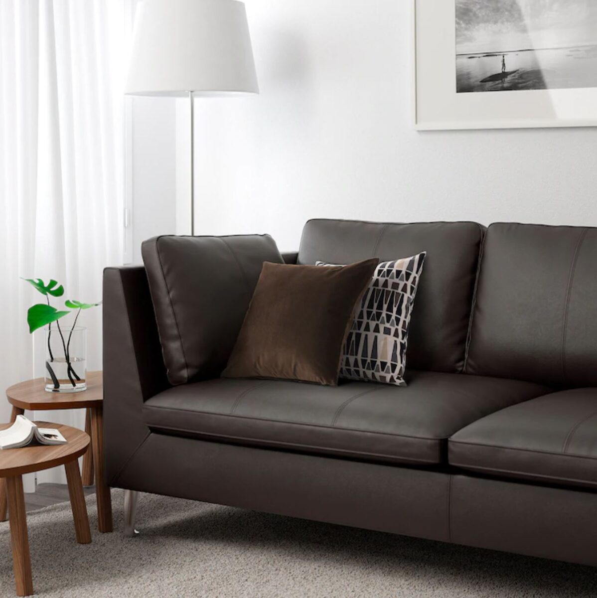 IKEA leather sofas