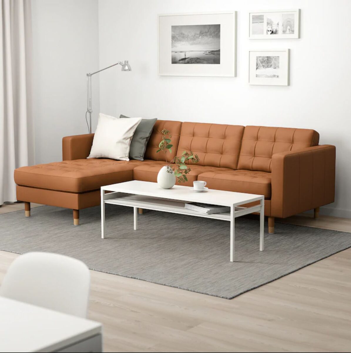 IKEA leather sofas