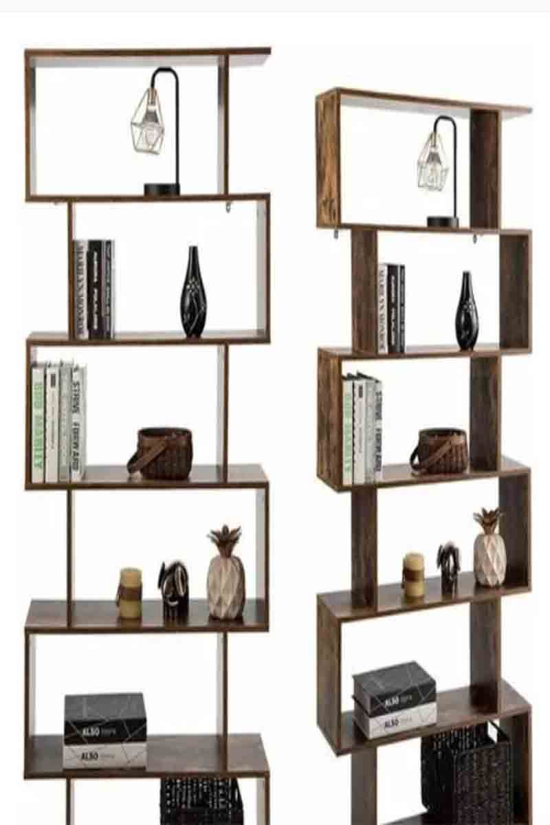 manomano multifunctional wooden bookcase